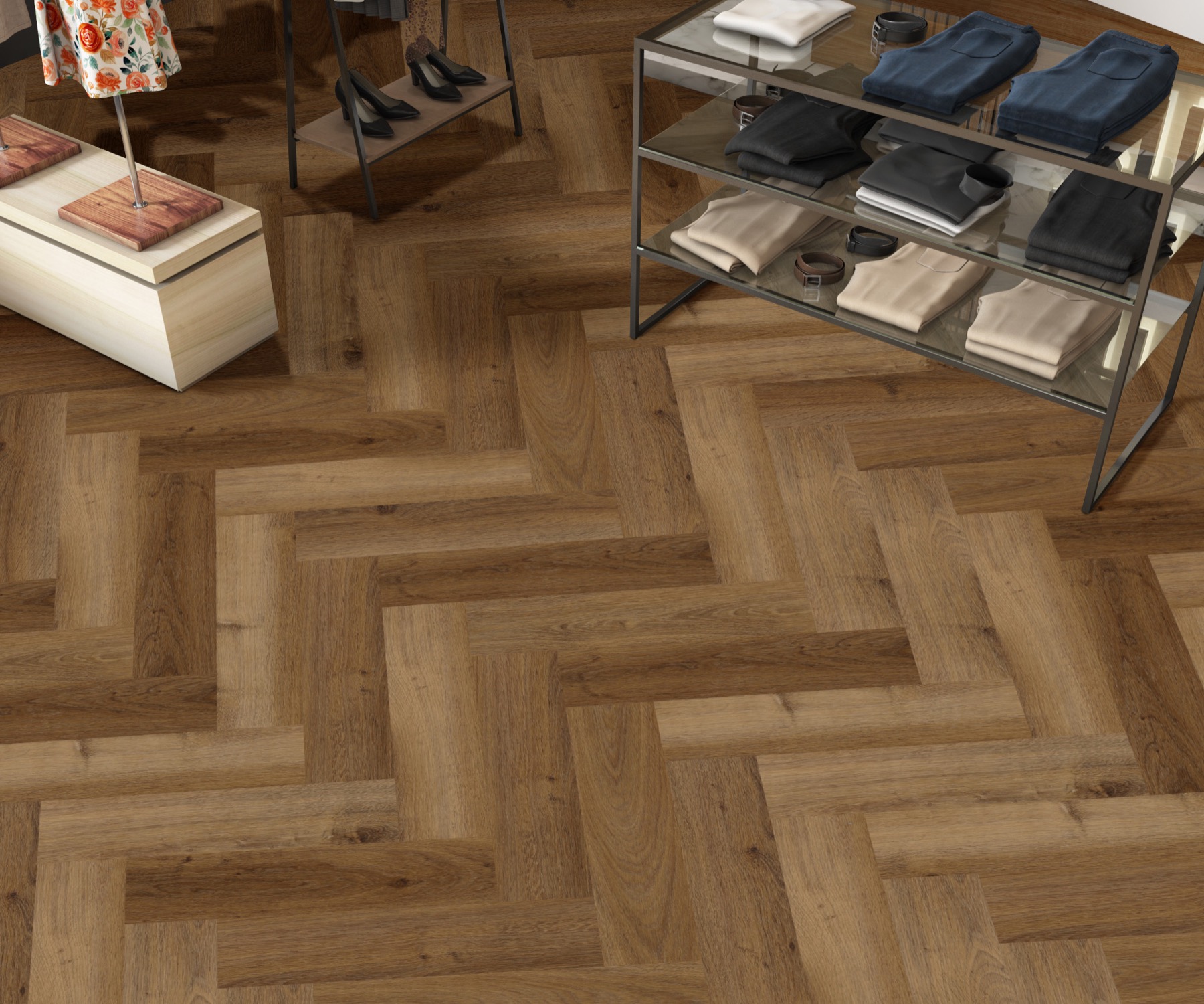 SWAY Retail Closeup_English Oak Veil_Herringbone